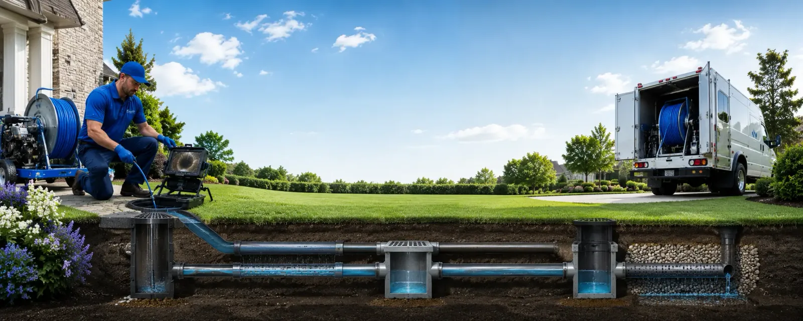 Outdoor drain cleaning information for Rosamond, CA